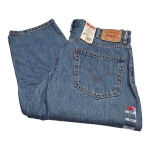 New Levi's Men's Relaxed Fit Denim Jeans 550 Size 38 32